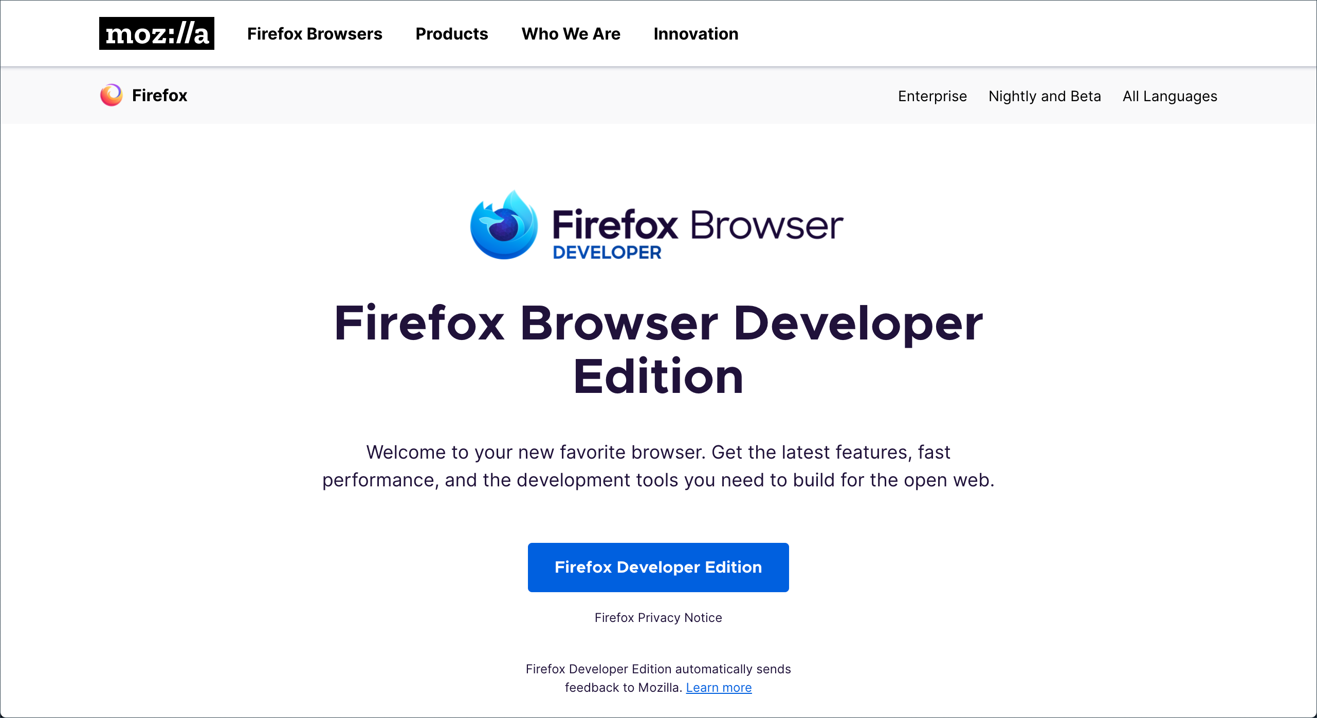 Firefox Download Website